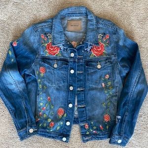 Blank NYC embroidered jean jacket